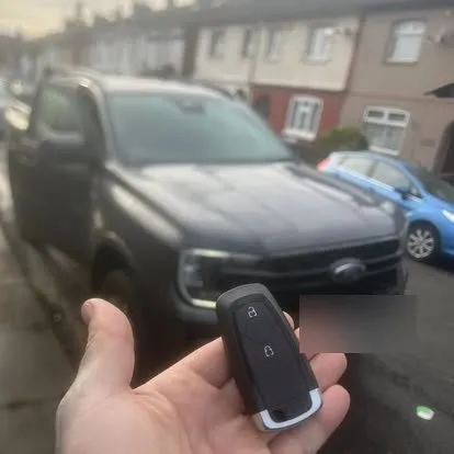 Replacement key cut and coded for a Ford Ranger
