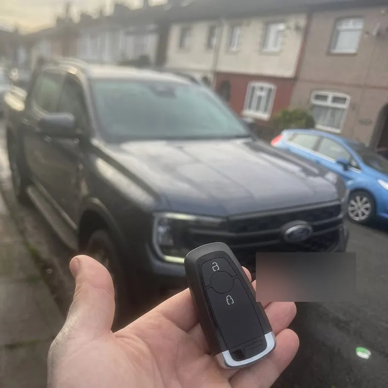 Replacement key cut and coded for a Ford Ranger