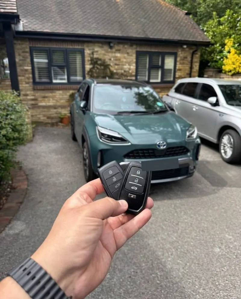 Spare smart key supplied for a Toyota Yaris Cross