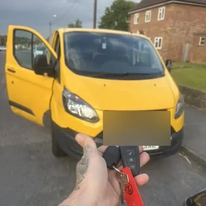 New van key programmed for a Ford Transit