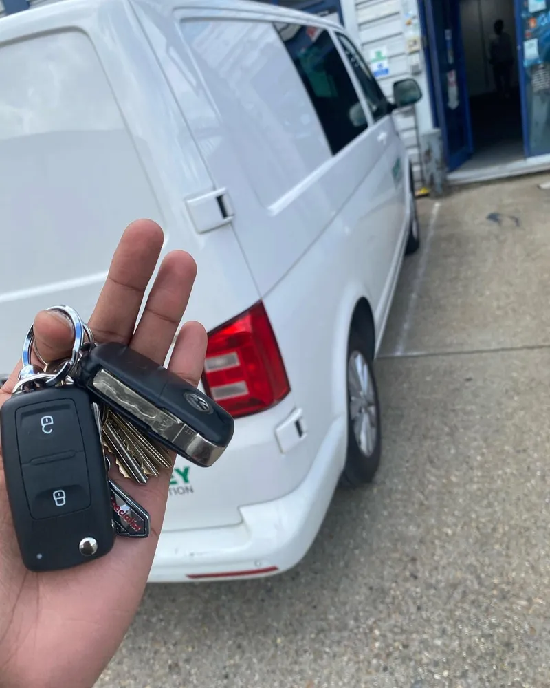 Van keys replaced for a VW Transporter on site